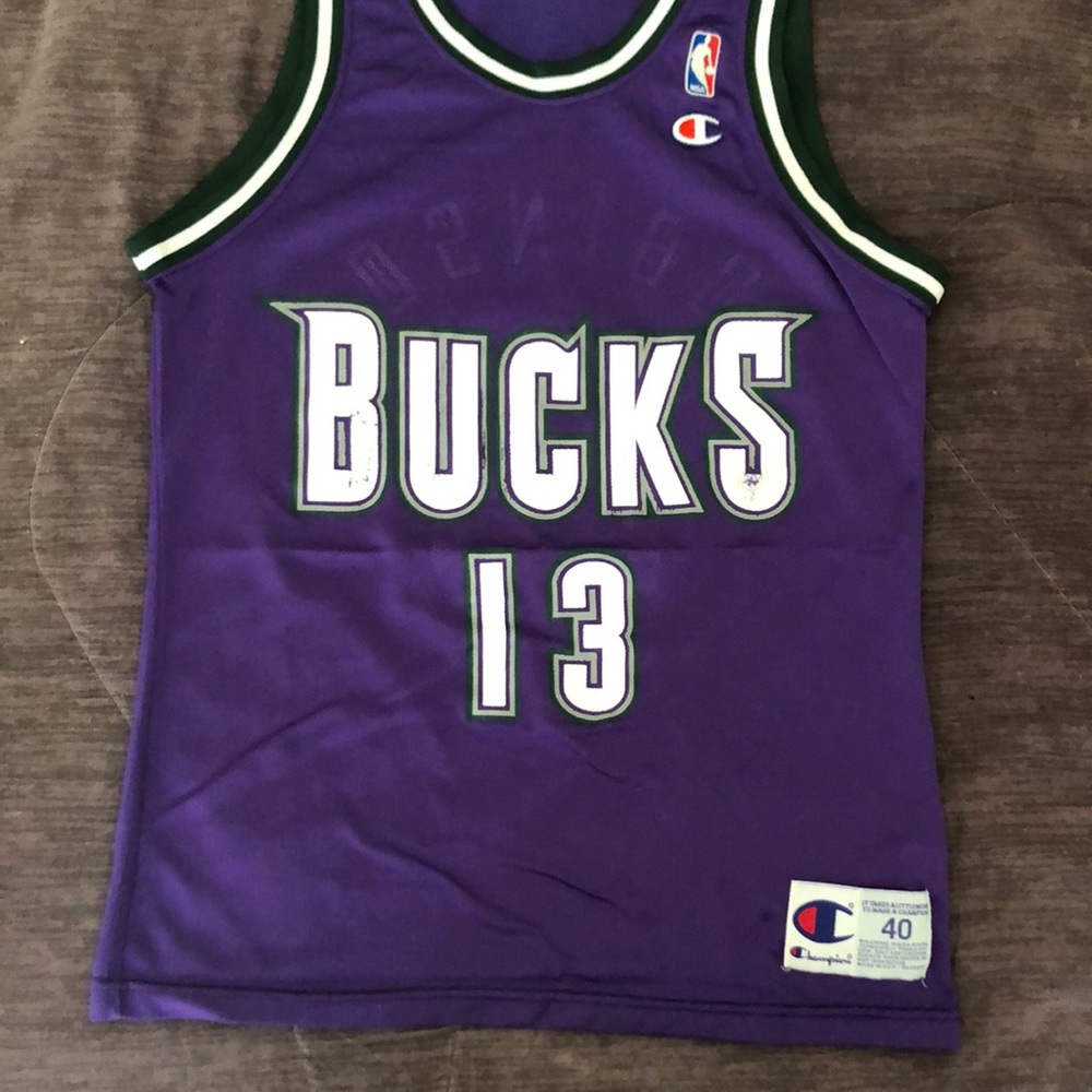 NBA Bucks 13 Robinson vintage jersey
